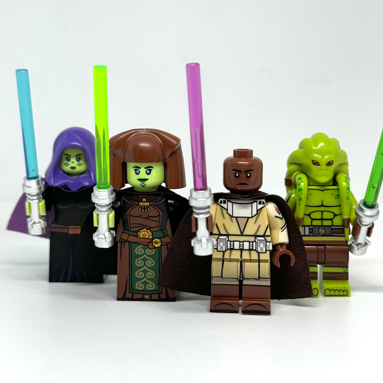 Clone Wars 2003 Jedi Bundle Luminara Unduli Barriss Offee Kit Fisto Mace Windu