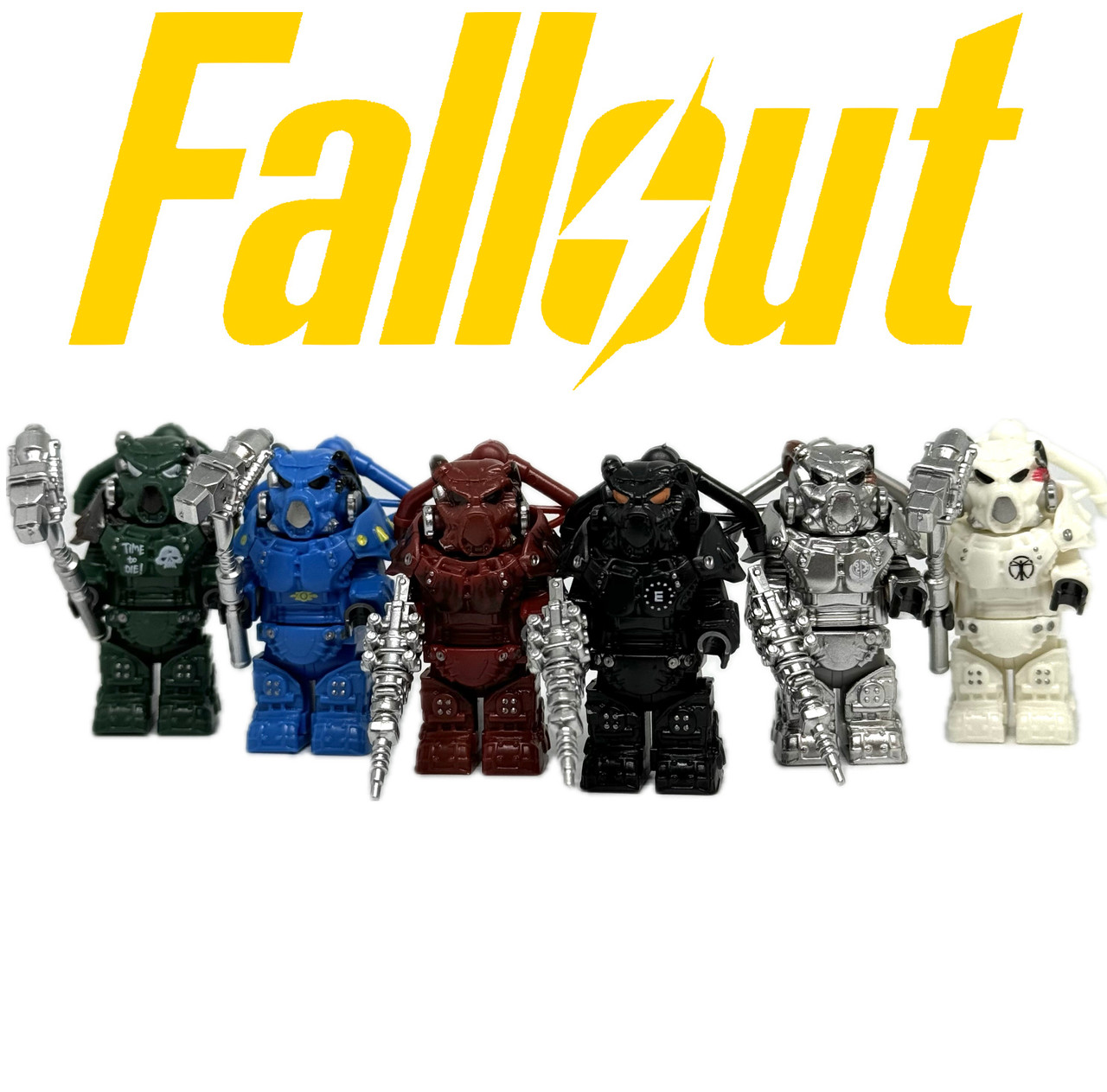 Fallout X-01 Power Armor Minifigures - Institute Vault-Tec Enclave
