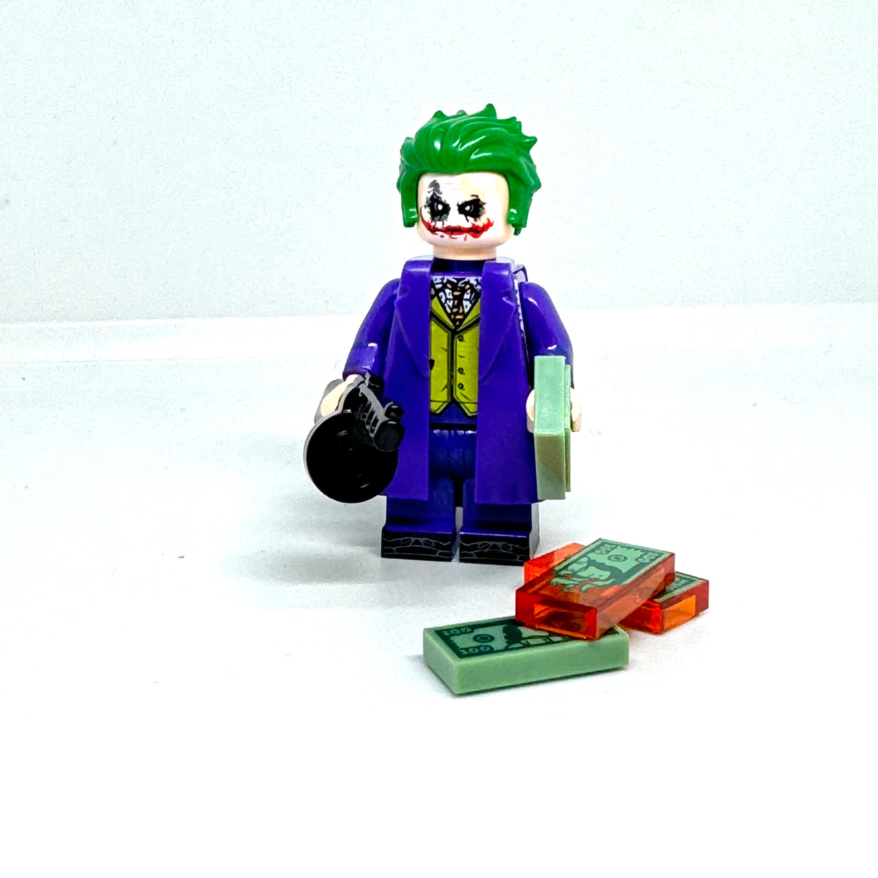 The Joker Minifigure DC Comics Dark Knight Purple Suit