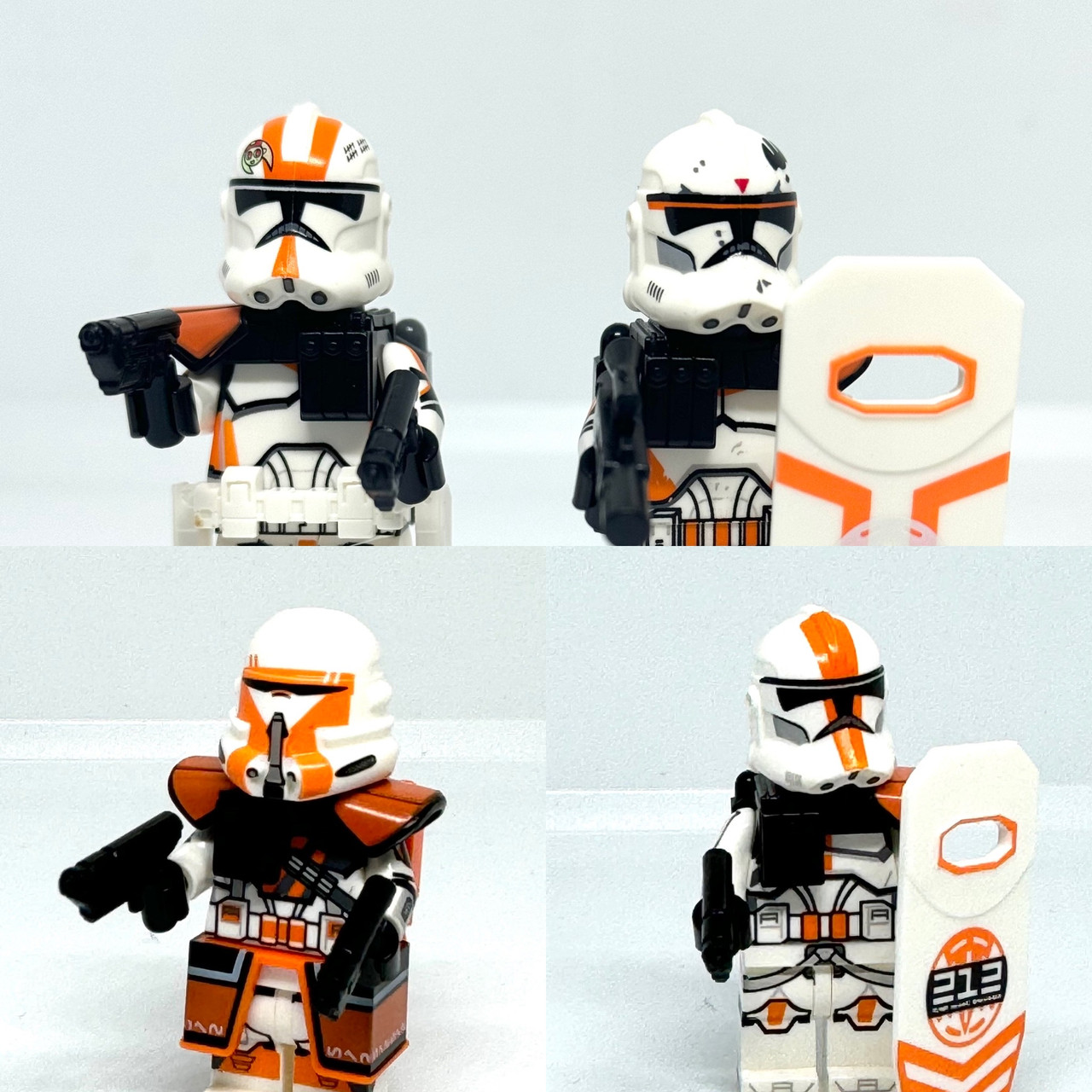 212th Clone Trooper Minifigures Airborne Trooper Waxer and