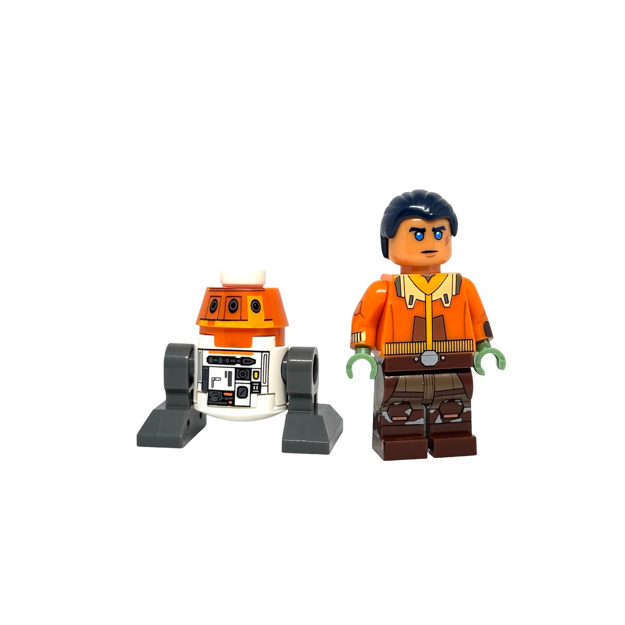 Ezra Bridger and Chopper Minifigures Star Wars Rebels Jedi and