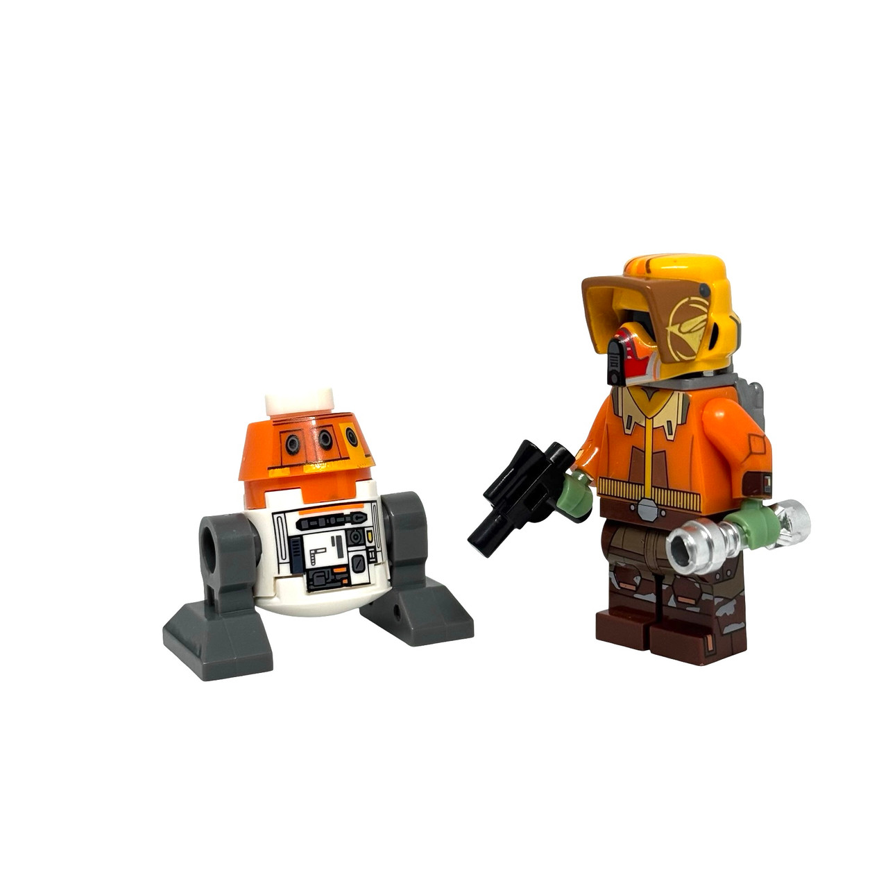 Ezra Bridger and Chopper Minifigures Star Wars Rebels Jedi and