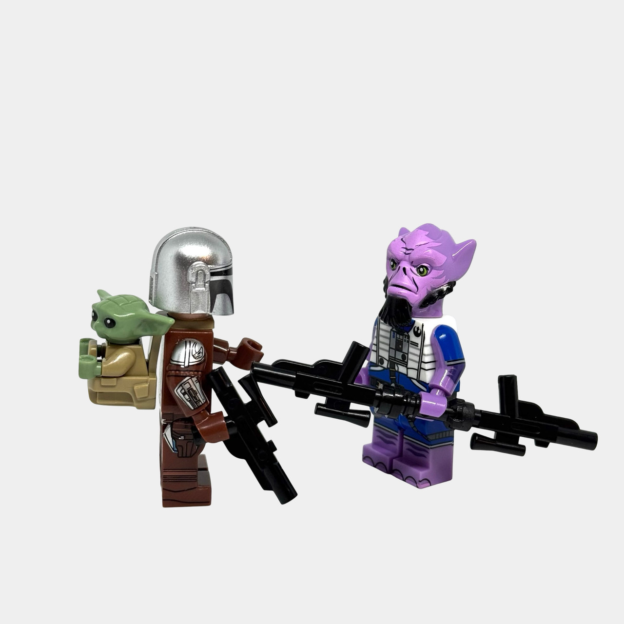 Mandalorian Zeb and Grogu Figure Pack Star Wars Mandalorian Baby Yoda
