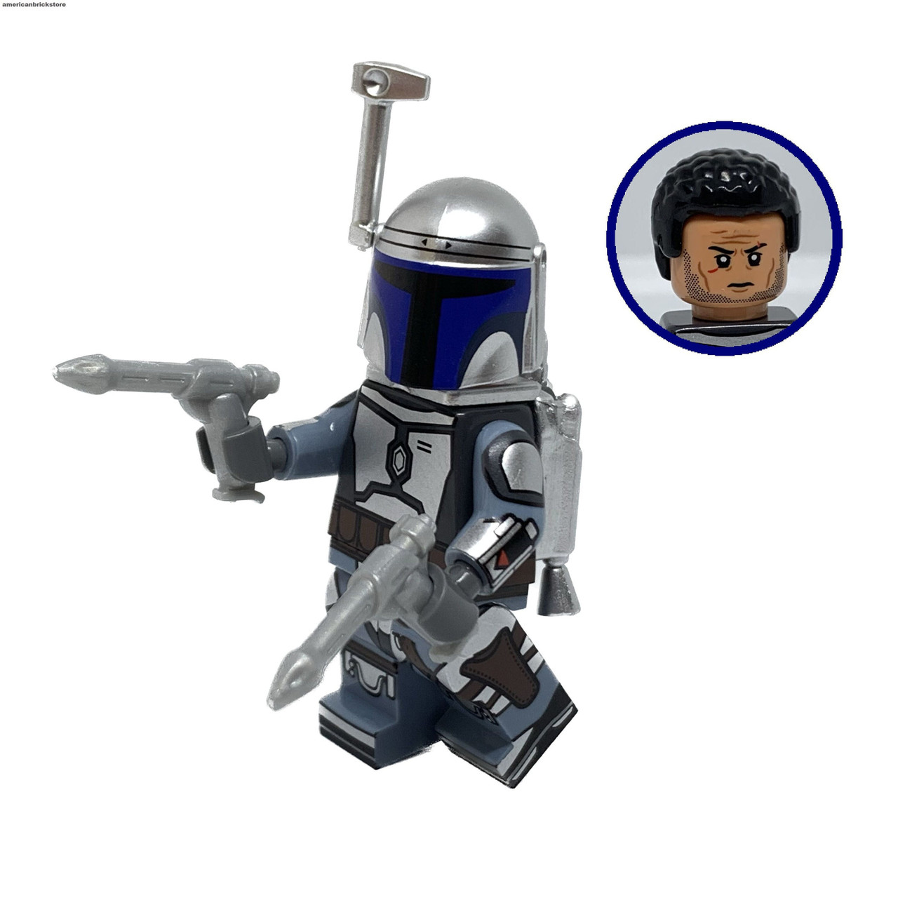 Jango Fett Minifigure Star Wars Mandalorian Bounty Hunter