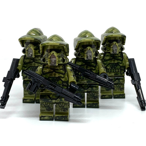 4x Kashyyyk ARF Trooper Minifigures Star Wars Clone Troopers