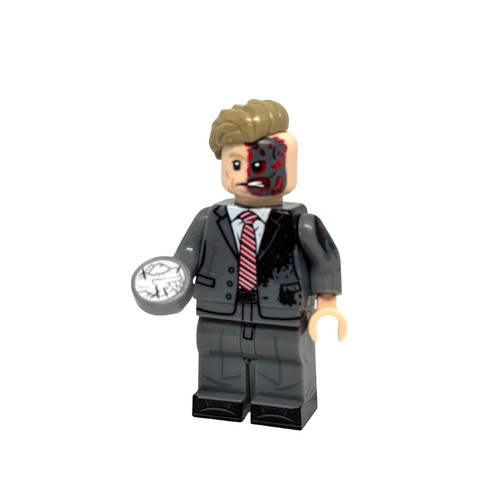 Two-Face Minifigure Batman Dark Knight Harvey Dent