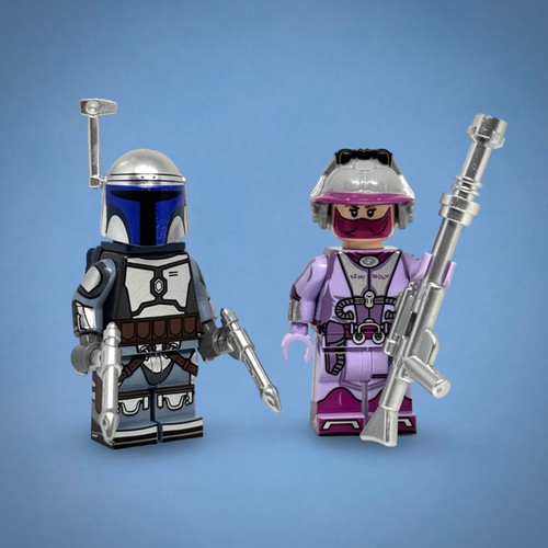 Jango and Zam Bundle with Printed Jet Pack