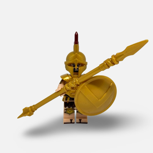 Hero of Sparta Minifigure with Spear and Shield