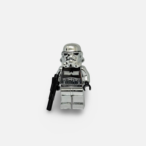 Chrome Silver Stormtrooper Minifigure