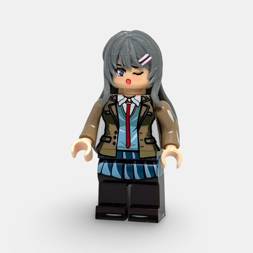 Mai Sakurajima – School Uniform - Anime Minifigure