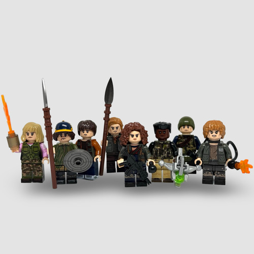 Stranger Things Set of 8 - Will, Dustin, Robin, Steve, Mike, Nancy, Jonathan, Lucas, Demodogs