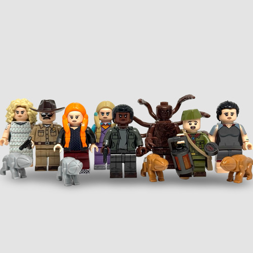 Stranger Things Set of 8 - Hopper, Karen, Max, Holly, Henry, Eleven, Vecna, Kali, Demodogs