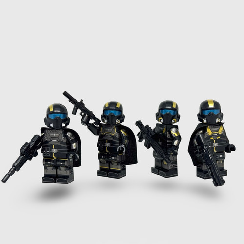 Helldivers B-01 Tactical Set of 4 Armor Variants