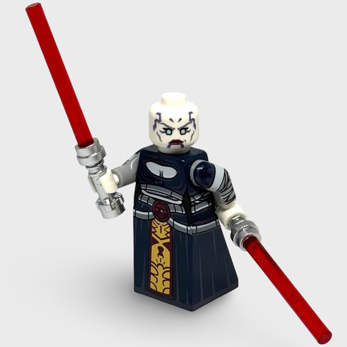 Asajj Ventress Minifigure Sith Apprentice TCW Blue Skirt