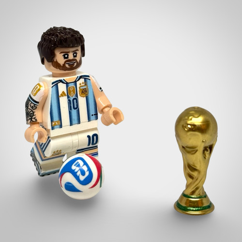 Messi Minifigure World Cup Soccer Argentina #10