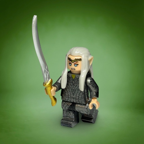 Thranduil Elf Warrior Minifigure Lord of the Rings With Sword