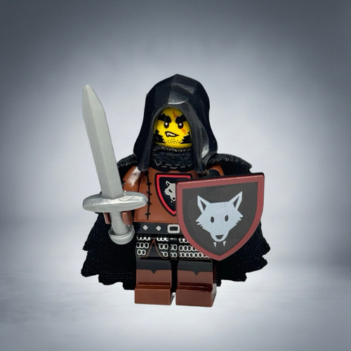 Wolfpack Swordsman Minifigure Castle Knights