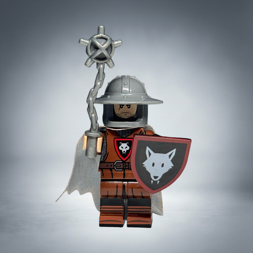 Wolfpack Warrior with Mace Minifigure Castle Knights