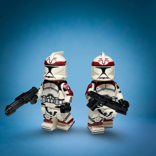 Wolfpack Star Wars Clone Troopers Dark Red Clone Wars