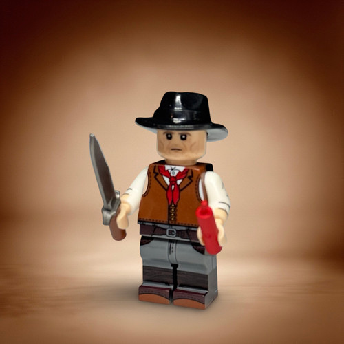 The Carver Cowboy Minifigure Red Dead Redemption