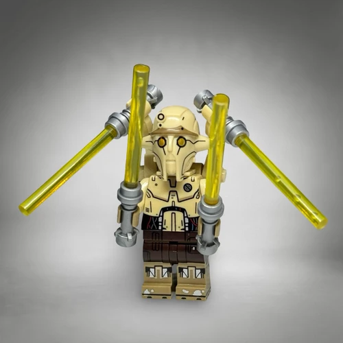 Huyang Jedi Training Droid Minifigure with 4 Lightsabers Ahsoka