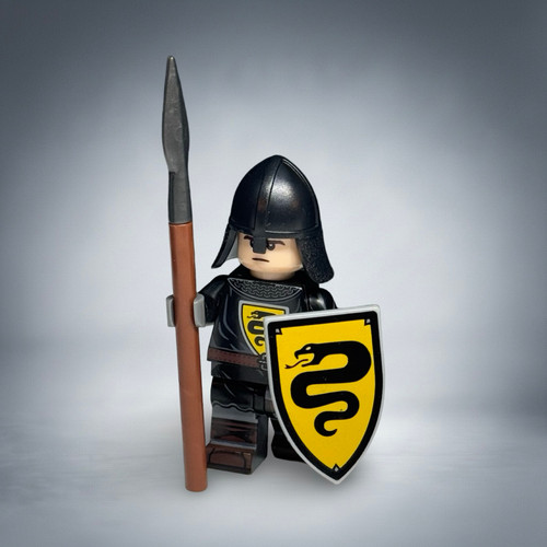 Serpent Spearman Soldier Minifigure Castle Knights Warrior