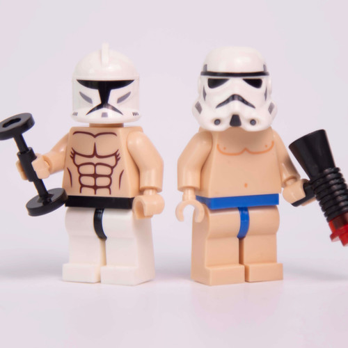 Workout Clone/Beach Trooper Combo Star Wars Clone Trooper/Stormtrooper
