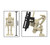 Posable B-1 Battle Droids with E-5 Blasters - Geonosis Battle Droid, Commander Droid Army Builders