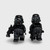2x Shadow Stormtrooper Minifigures with Blasters Imperial Commandos