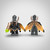 Retro Geonosian Minifigures with Zombie Heads