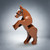Brown Horse Minifigure with Crow Knight Castle Armor