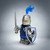 Black Falcon Swordsman Knight Castle Warior Minifigure with Sword Shield