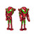"Christmas Clanker" Star Wars B2-RP Rocket Super Battle Droid Minifigures Holiday Red/Green Droids