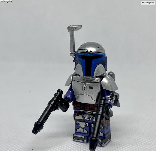 Jango Fett Minifigure Star Wars Mandalorian Bounty Hunter Westar Blasters