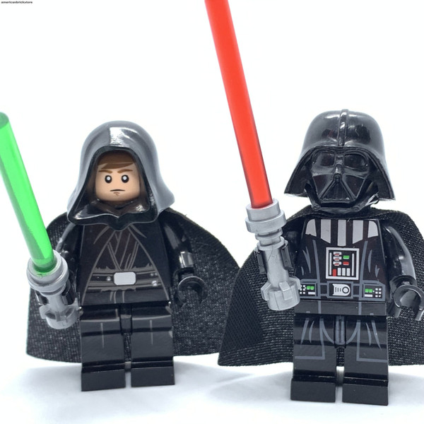 Luke Skywalker vs Darth Vader Minifigures Star Wars Sith Lord Jedi Knight
