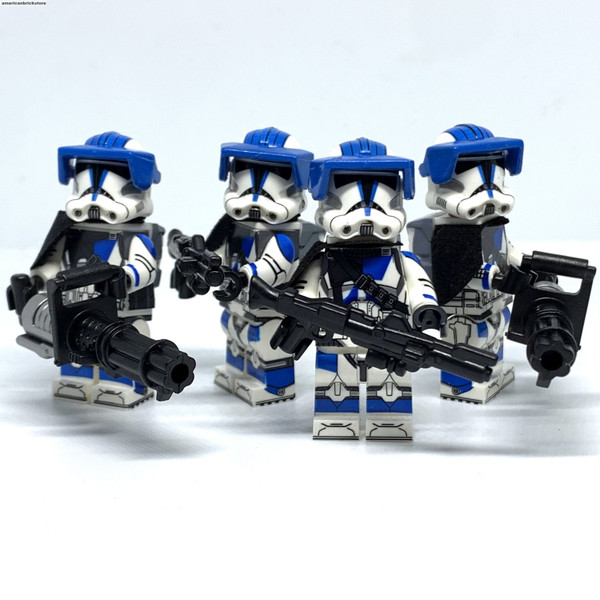 501st Heavy Trooper Minifigures Star Wars Clone Trooper Minifigures