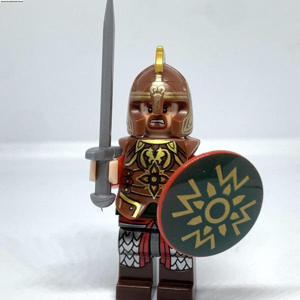 Theoden Minifigure King of Rohan Lord of the Rings Warrior Knight