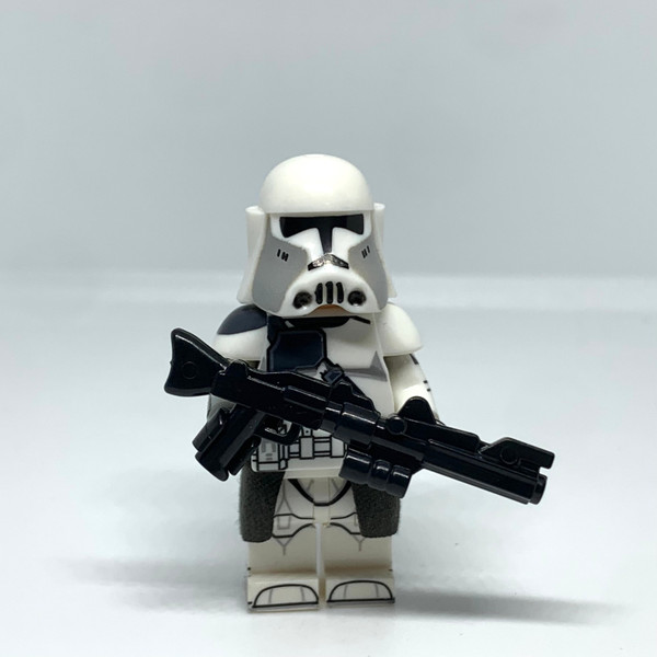 Heavy Clone Trooper Minifigure Star Wars Clone Trooper Minifigure Repeating blaster