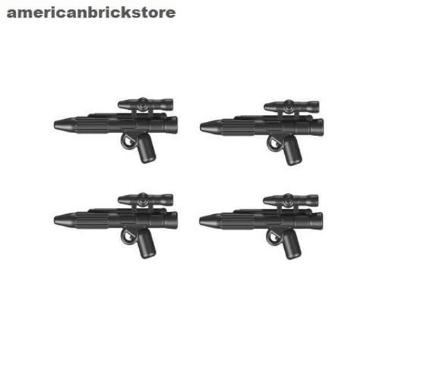 4 DH-17 Blasters for Star Wars Rebel Trooper Minifigures Fleet Trooper Blasters