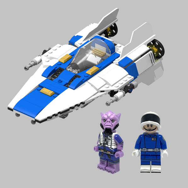Zeb's New Republic A-Wing Starfighter