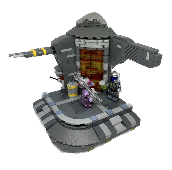 Coruscant moc Zam wesell and Jango Fett minifigures