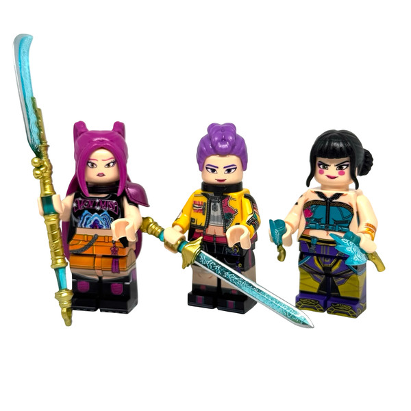Kpop Demon Hunter Minifigure Set of 3 Rumi Mira Zoey