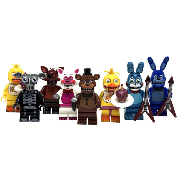 Five Nights at Freddy's Minifigures 8-Figure Set Freddy Fazbear