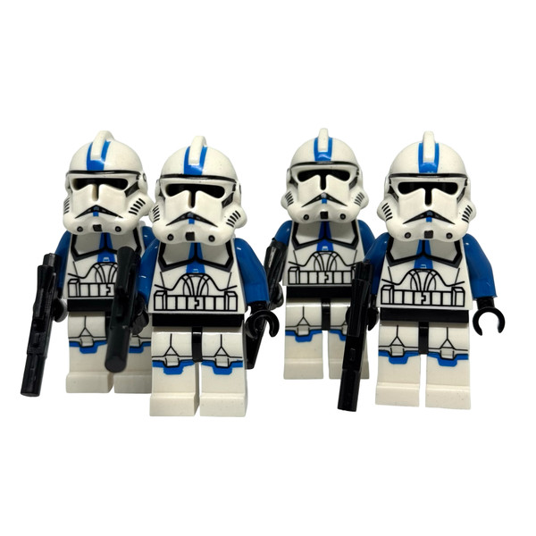 Retro Syle Clone Troopers 501st Legion Minifigures Set of 4