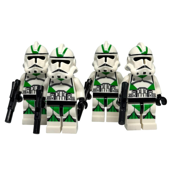 Retro Syle Clone Troopers 442nd Legion Minifigures Set of 4