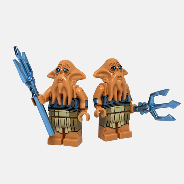 Quarren Warrior Minifigures Clone Wars
