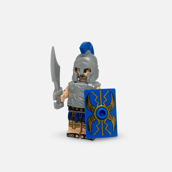 Roman Soldier Minifigure with Sword and Shield