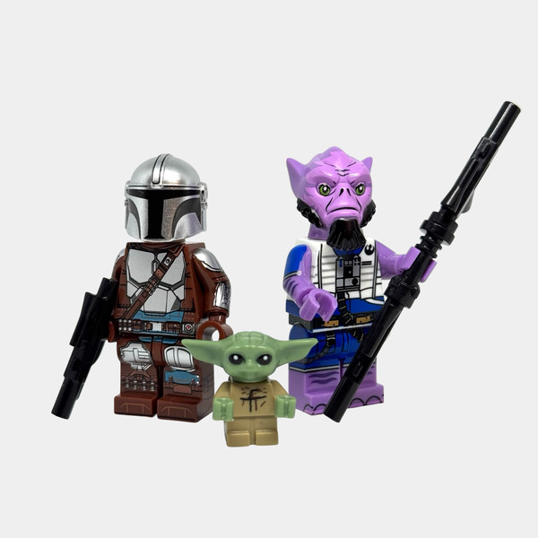 Mandalorian Zeb and Grogu Figure Pack Star Wars Mandalorian Baby Yoda