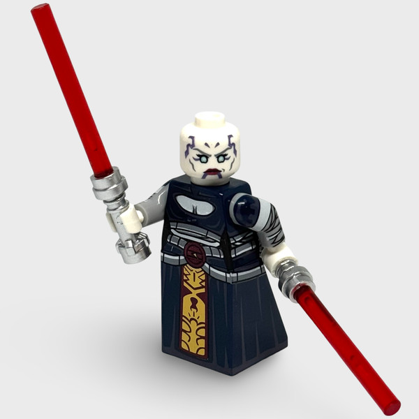 Asajj Ventress Minifigure Sith Apprentice TCW Blue Skirt