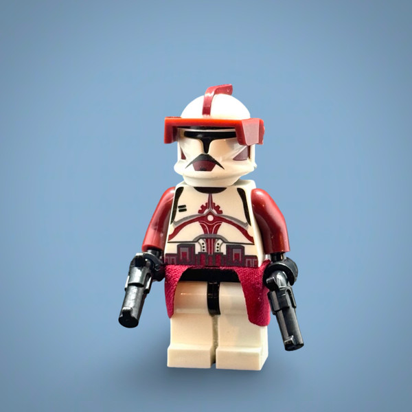 Commander Fox Retro Clone Trooper - 2002 Style Star Wars Minifigure